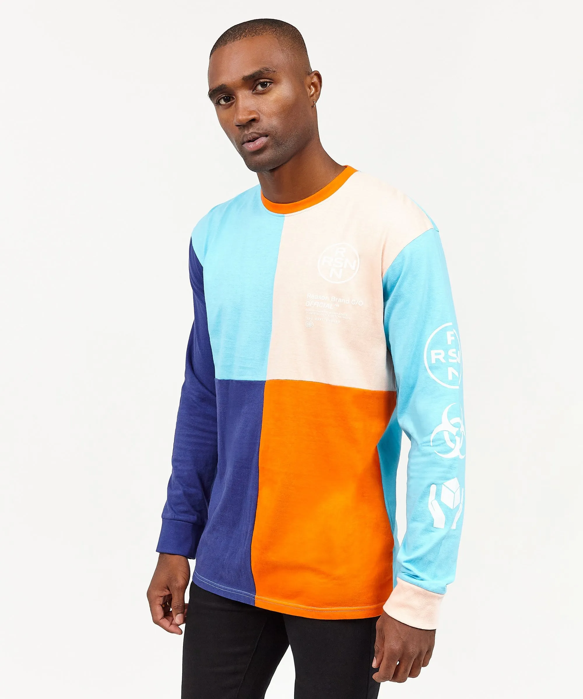 Color Block Long Sleeve Tee