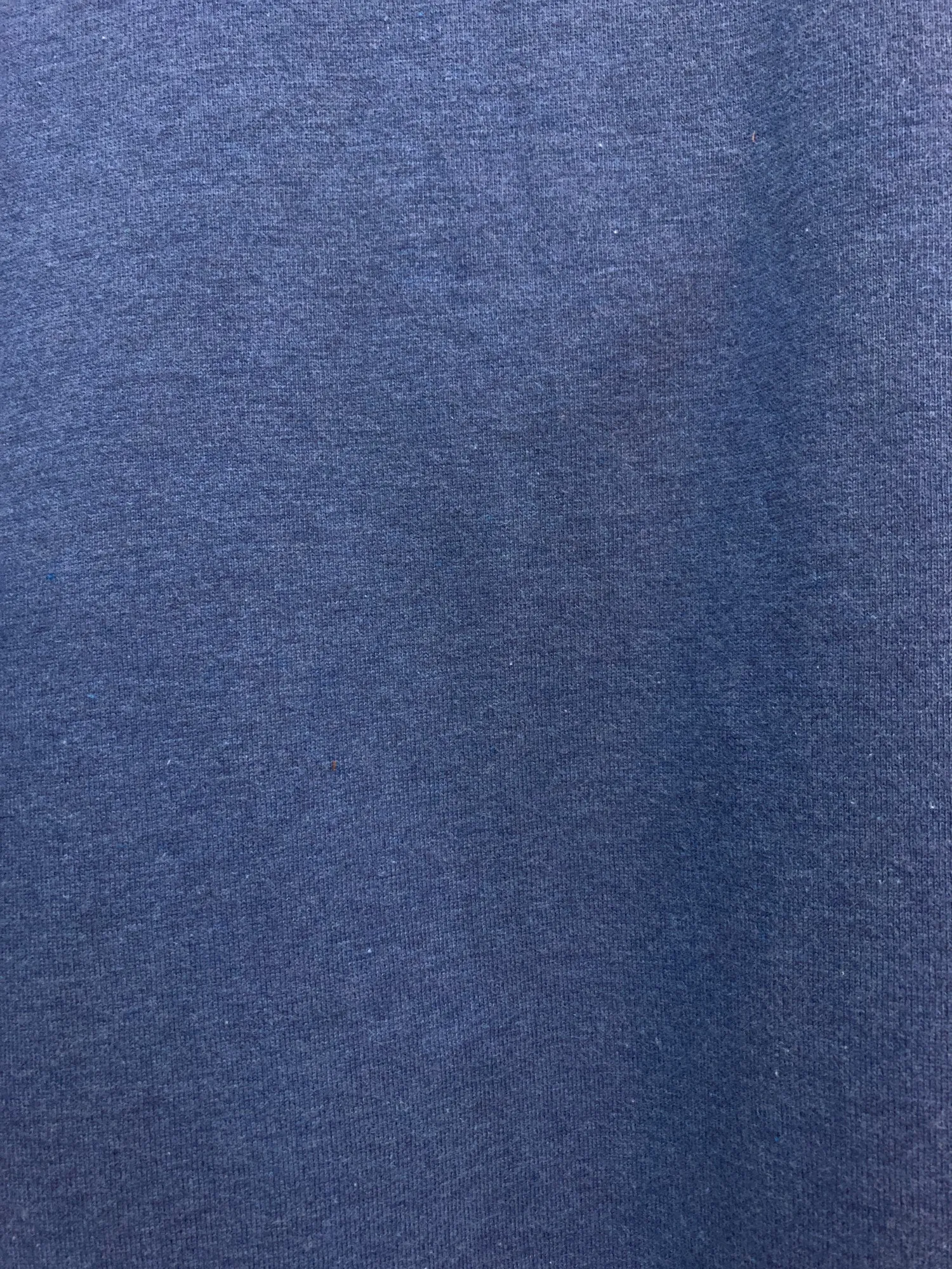 Comme des Garcons Homme 1994 blue cotton ribbed hem panel sweatshirt - S M