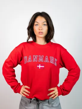 DANMARK SWEATSHIRT - RØD