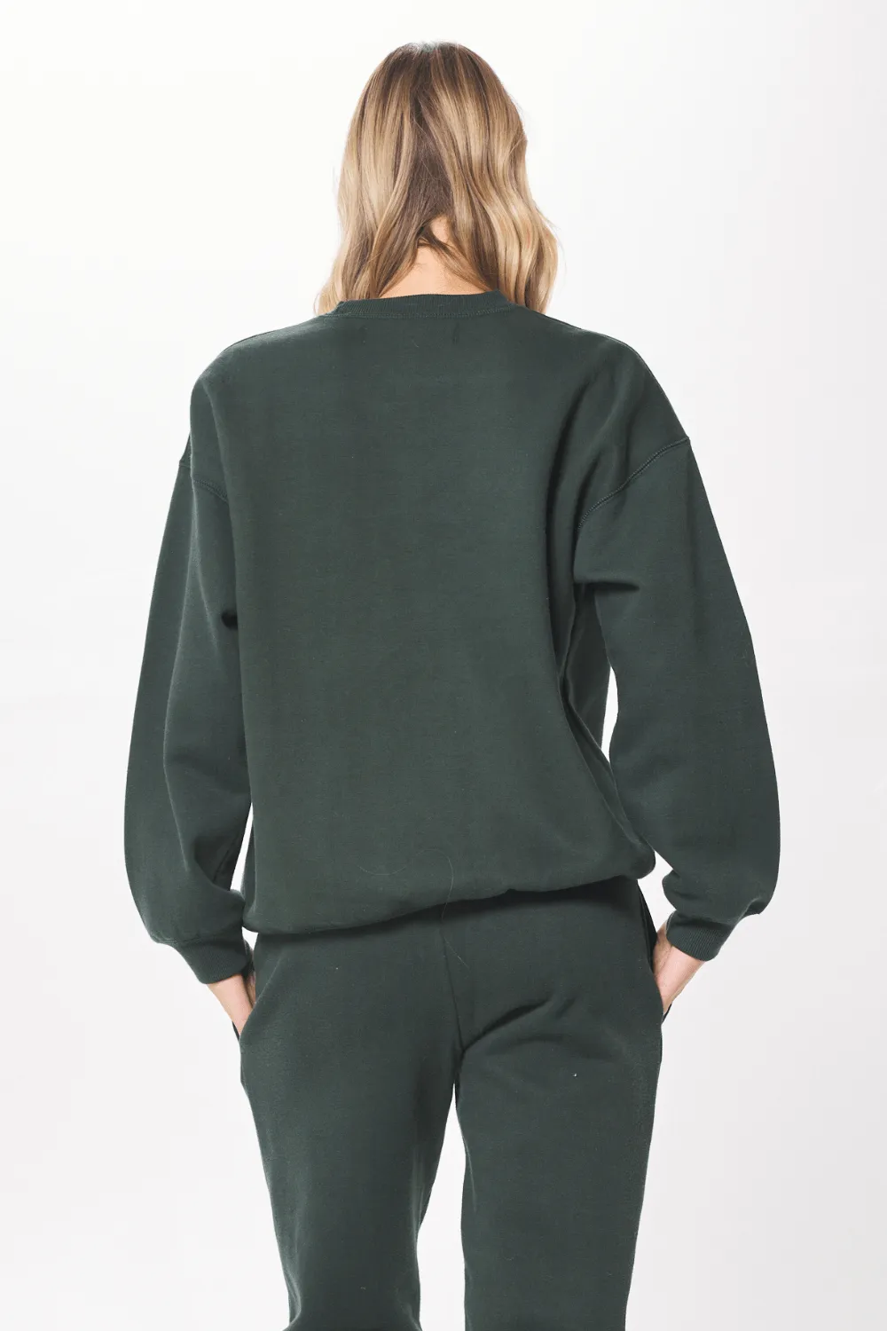 Deep Emerald Green Proweave Crewneck Sweatshirt