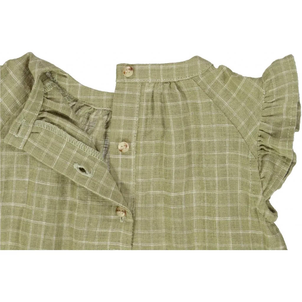 Dress Annabell - green check