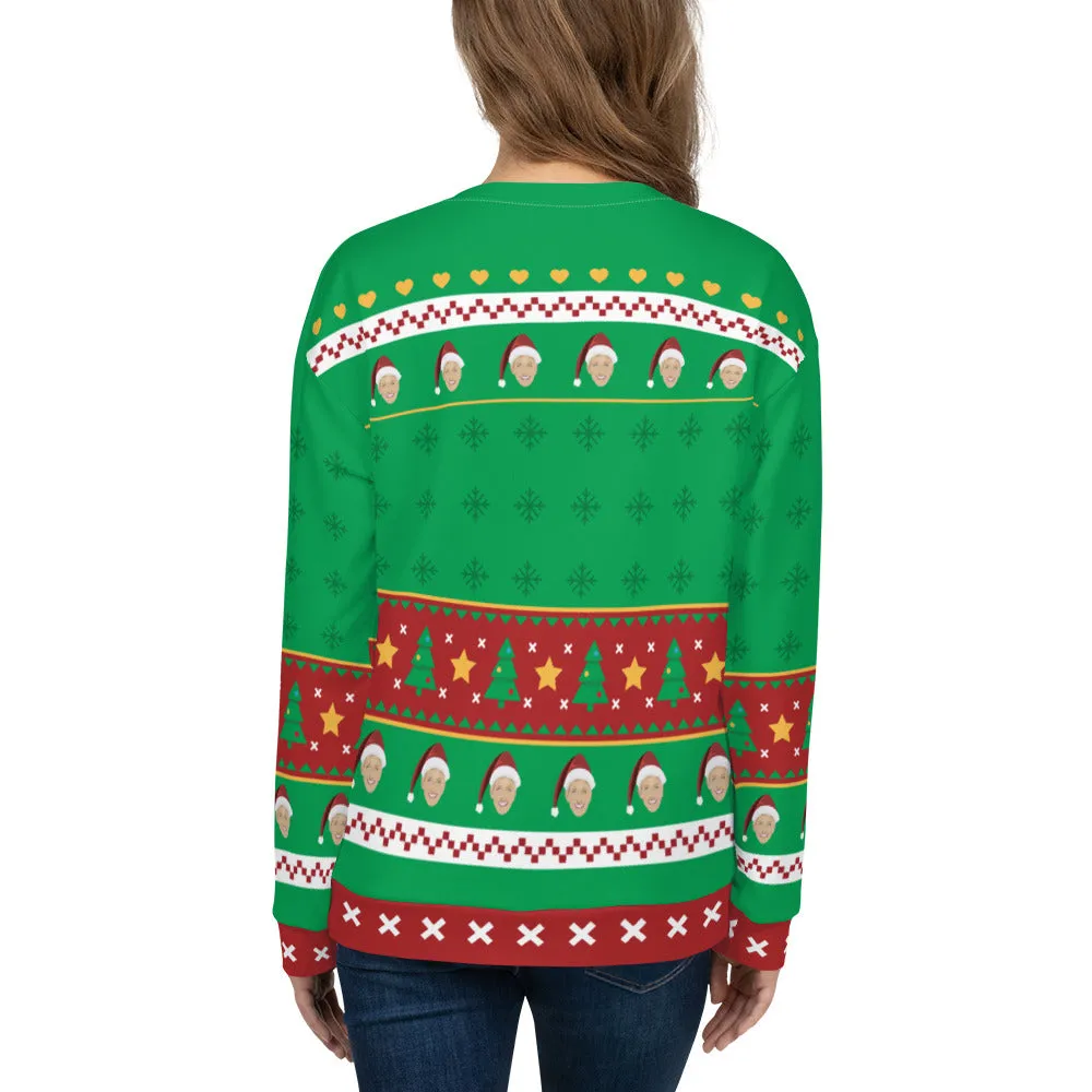 Ellen's Holiday Ugly Sweatshirt