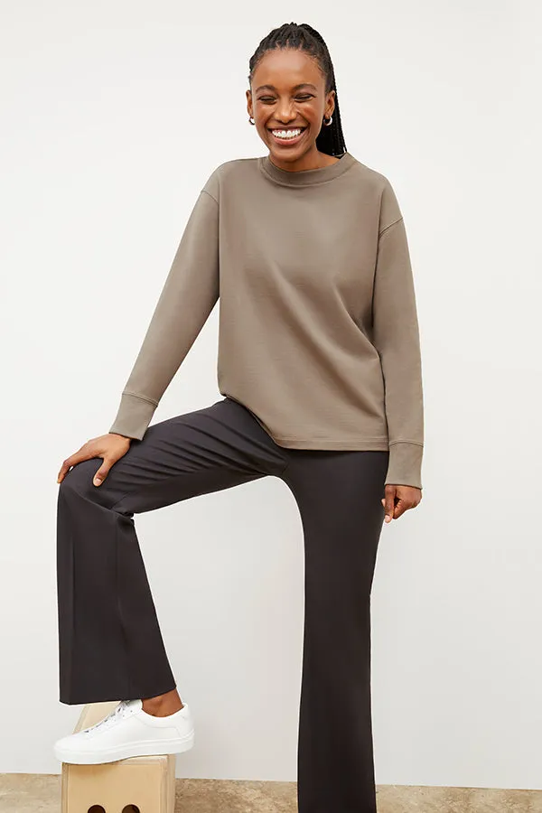 Ellie Pullover - Light French Terry :: Light Truffle