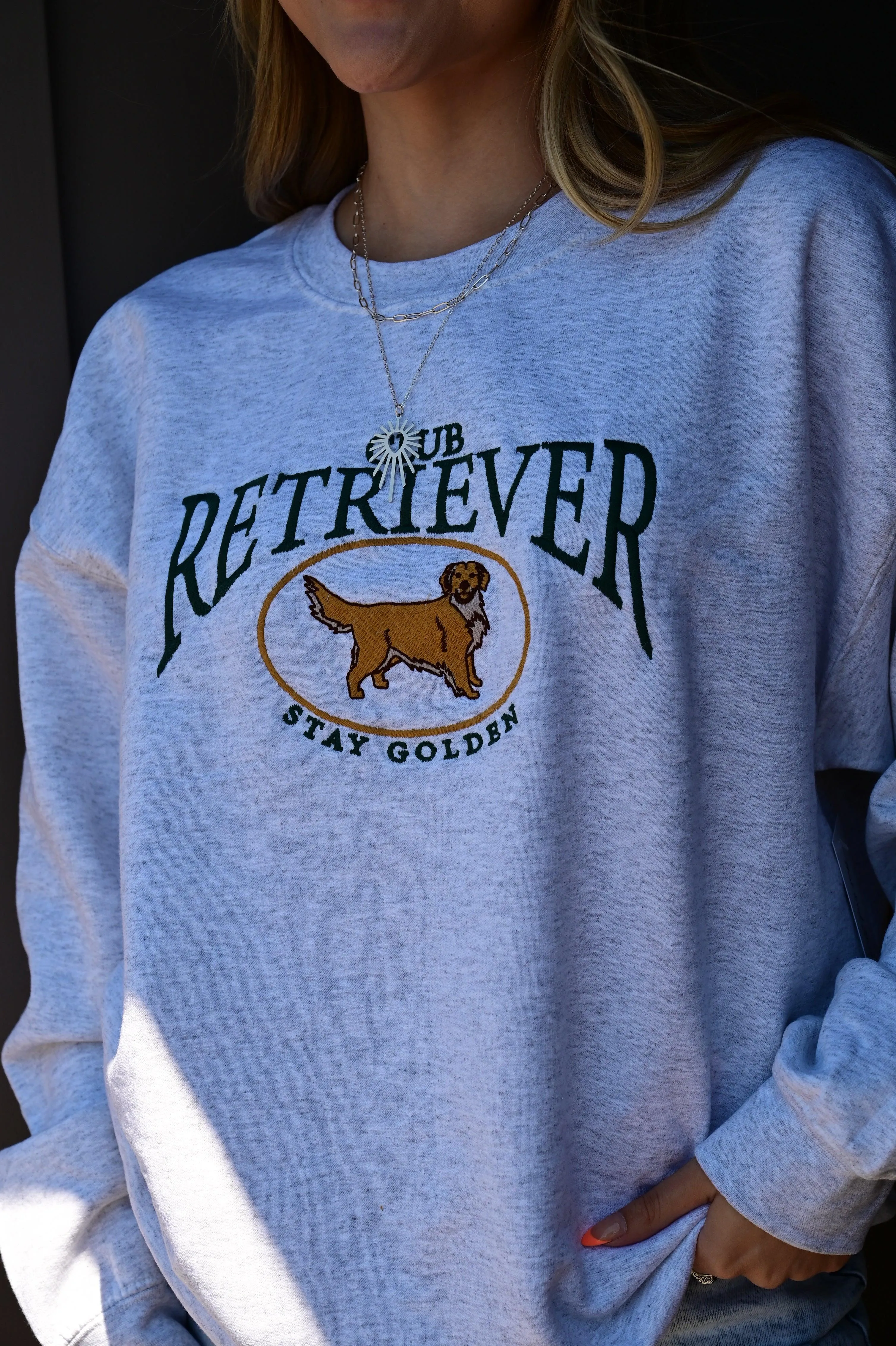 Embroidered Retriever Club Sweatshirt  S-XL