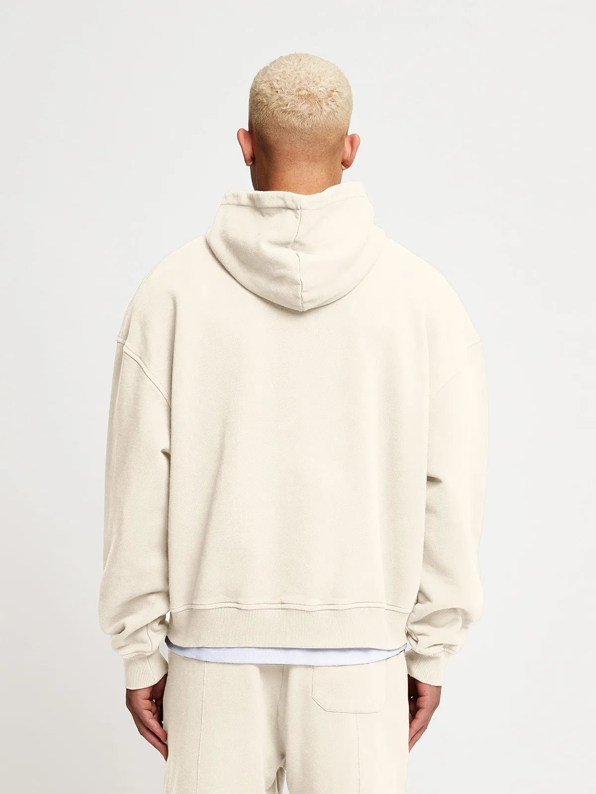 ESSENTIAL HOODIE - CREAM