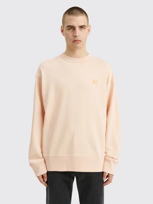 FACE SWEATSHIRT POWDER PINK