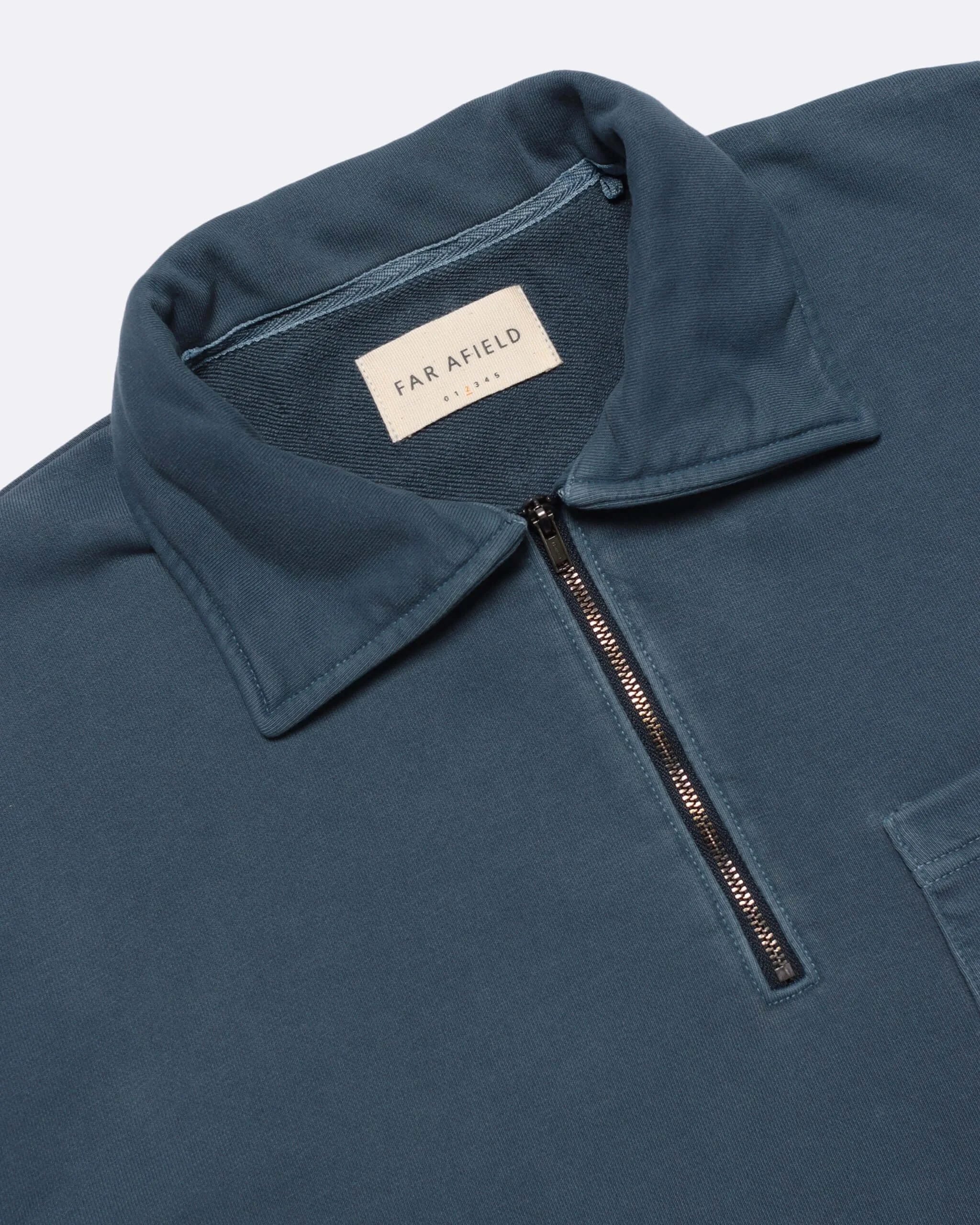 Far Afield POPOV Zip Top Navy Pigment Dye