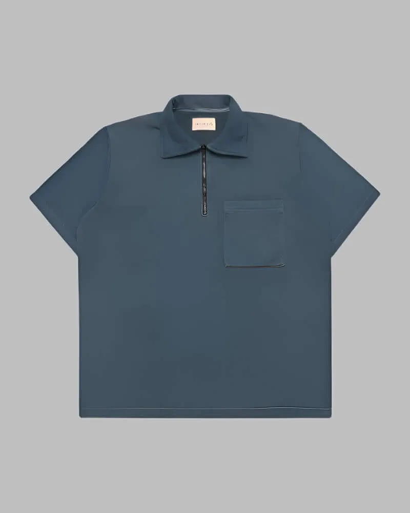 Far Afield POPOV Zip Top Navy Pigment Dye