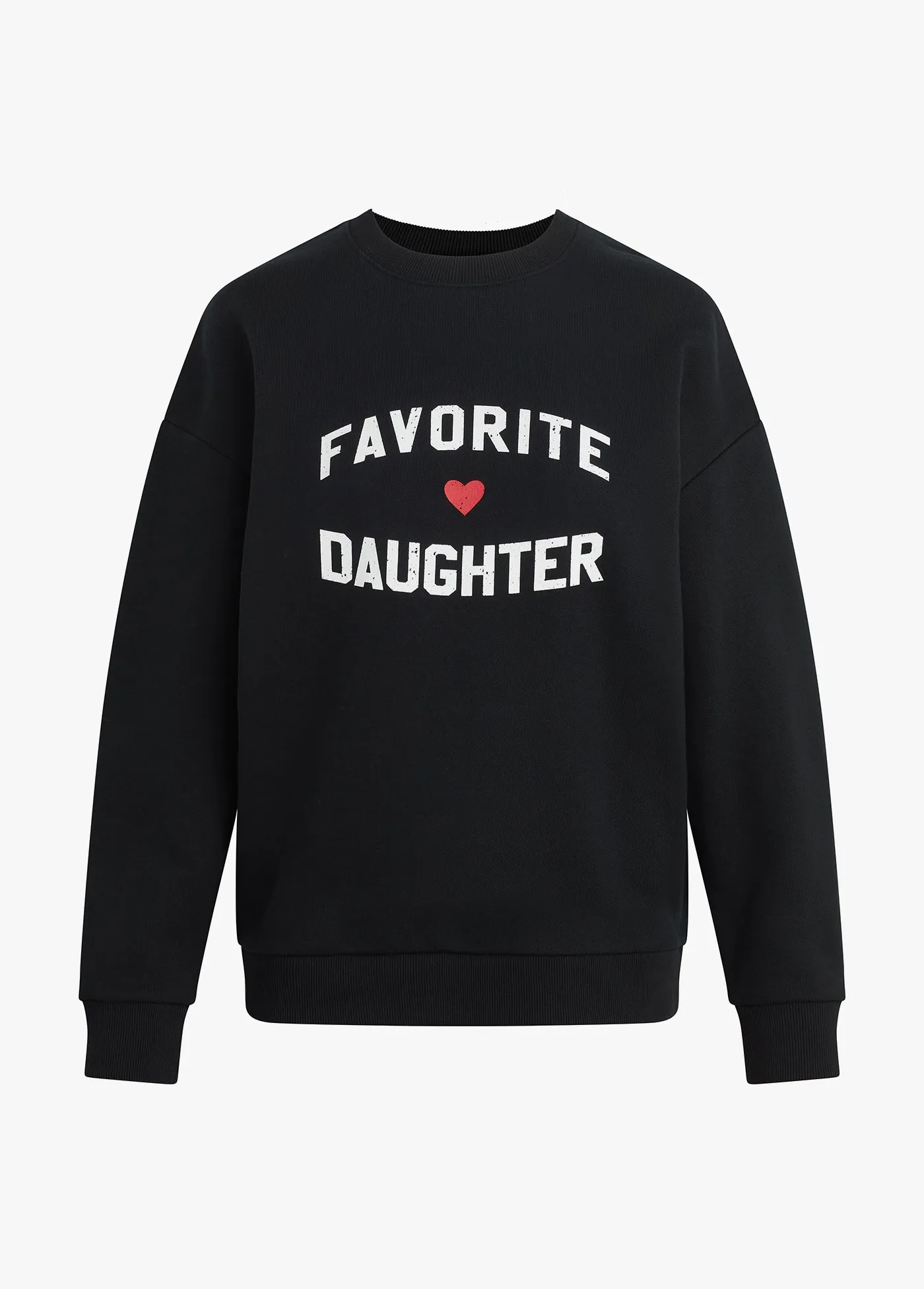 FAVORITE DAUGHTER HEART LOGO SWEATSHIRT