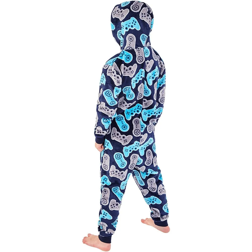 Gaming Console Fleece Onesie