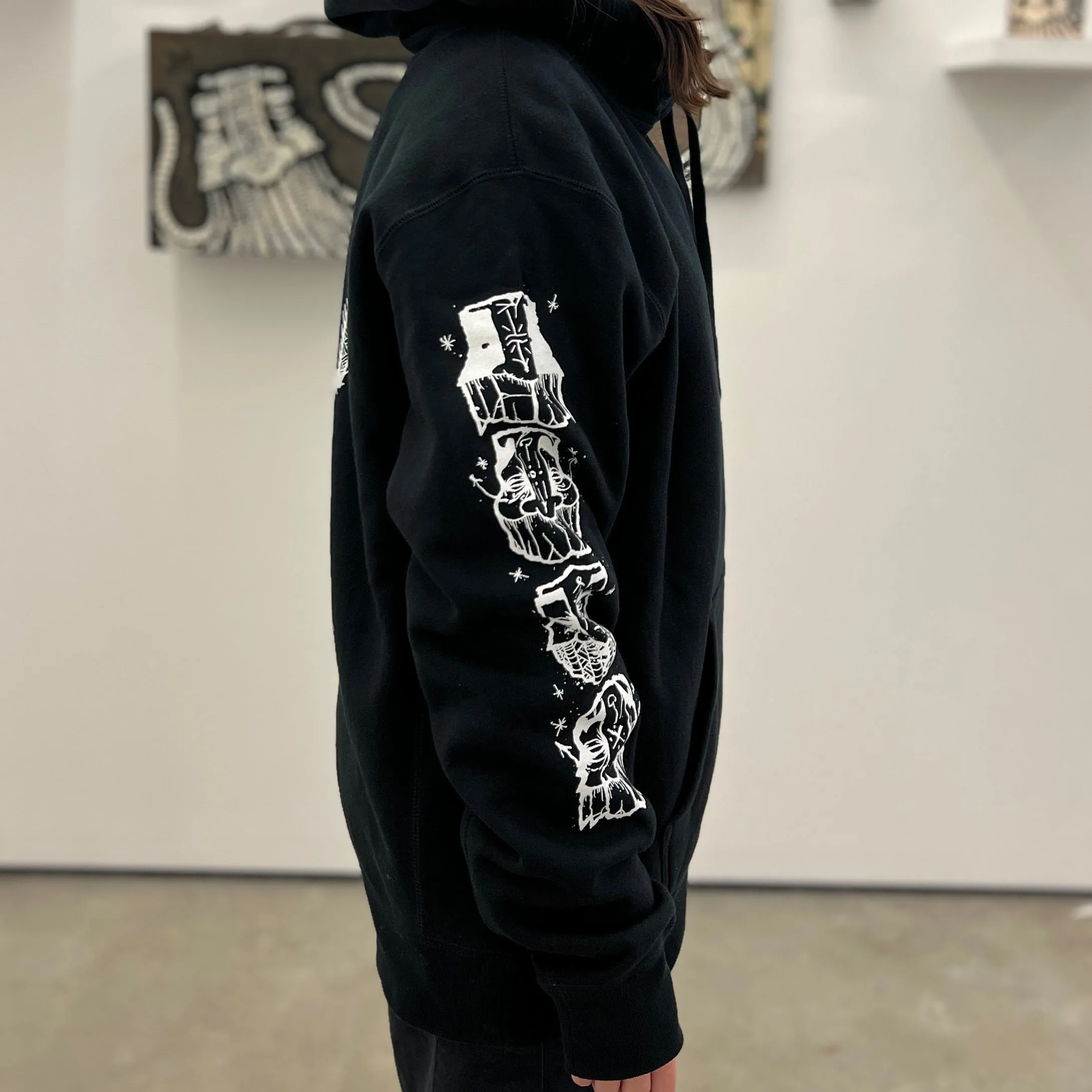 GATS - "Arachnophile" Hooded Sweatshirt in Black