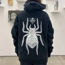 GATS - "Arachnophile" Hooded Sweatshirt in Black