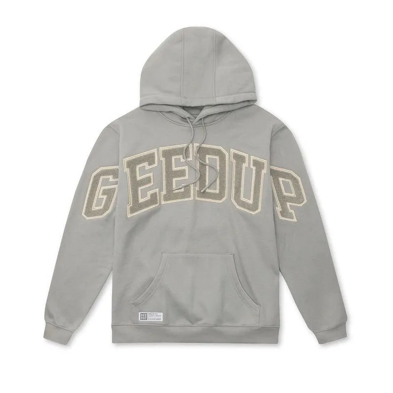 GEEDUP Team Logo Hoodie Nardo Grey/Gold