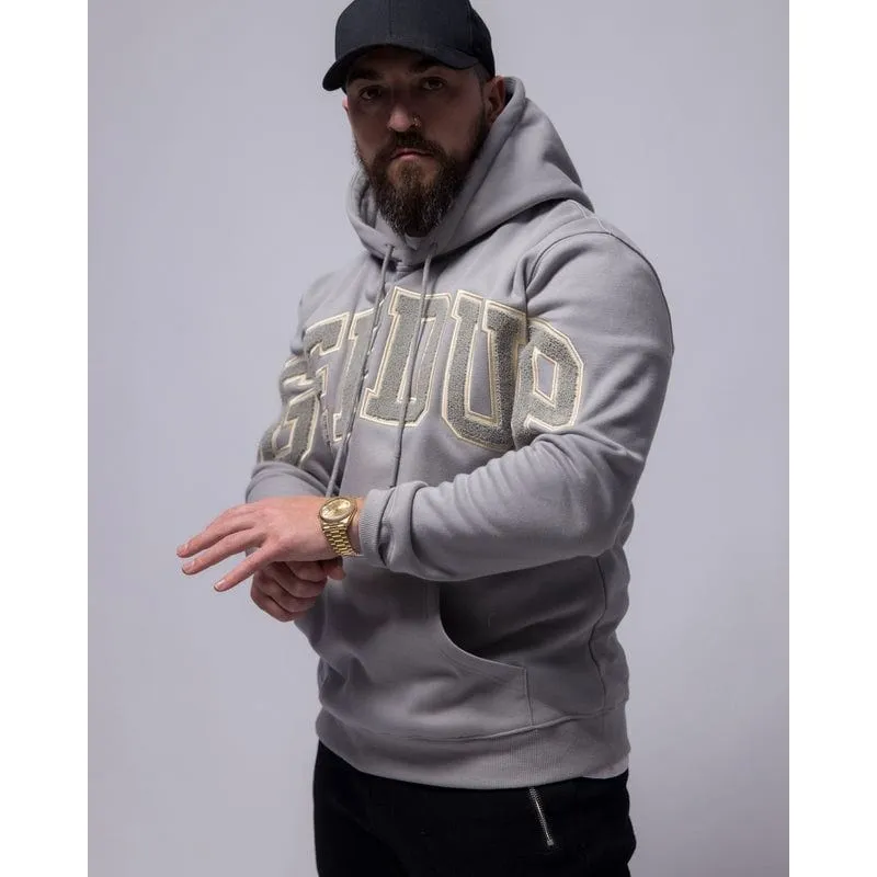 GEEDUP Team Logo Hoodie Nardo Grey/Gold