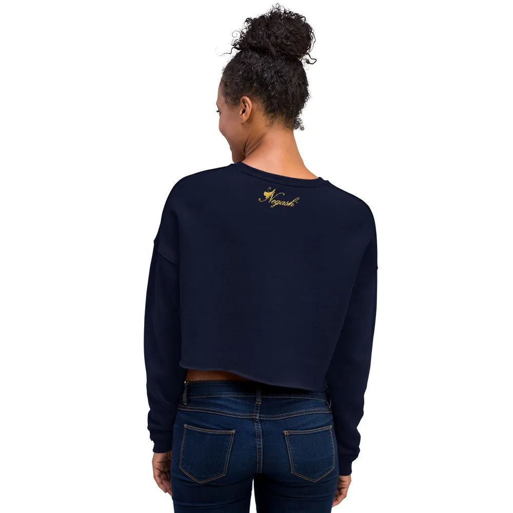 Goddess (Gold) Crop Sweatshirt