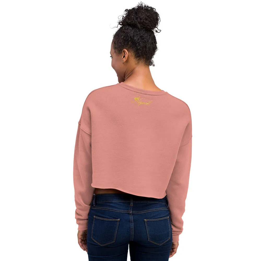 Goddess (Gold) Crop Sweatshirt