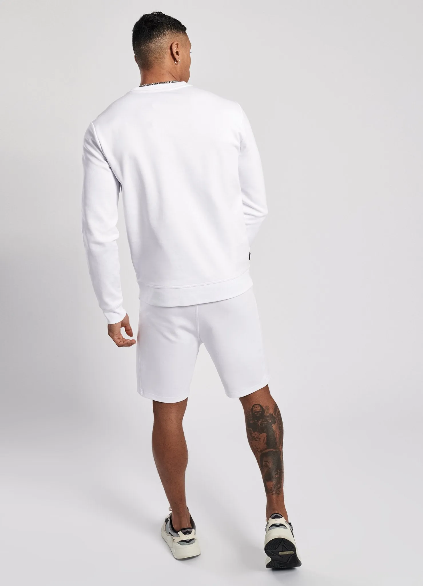 Gym King Miles Crew - White/Reflective