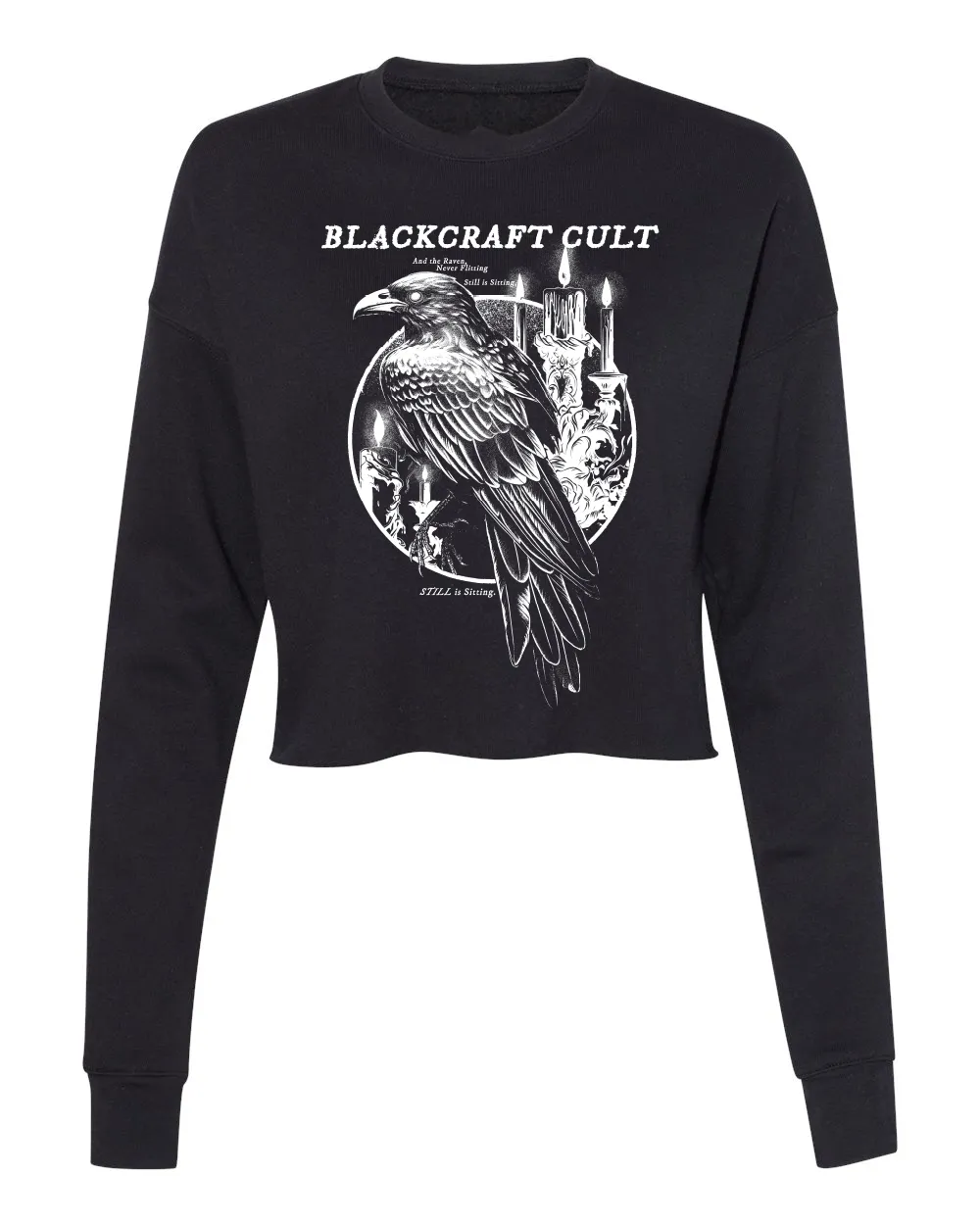 Hail The Raven - Women's Cropped Crewneck