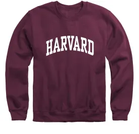 Harvard University Essential Crewneck Sweatshirt (Crimson)