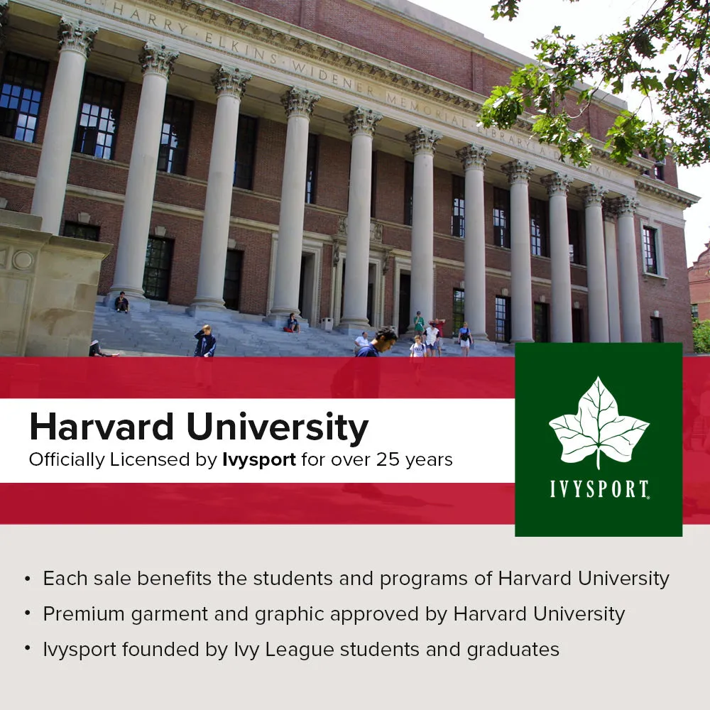 Harvard University Essential Hooded Sweatshirt (Crimson)