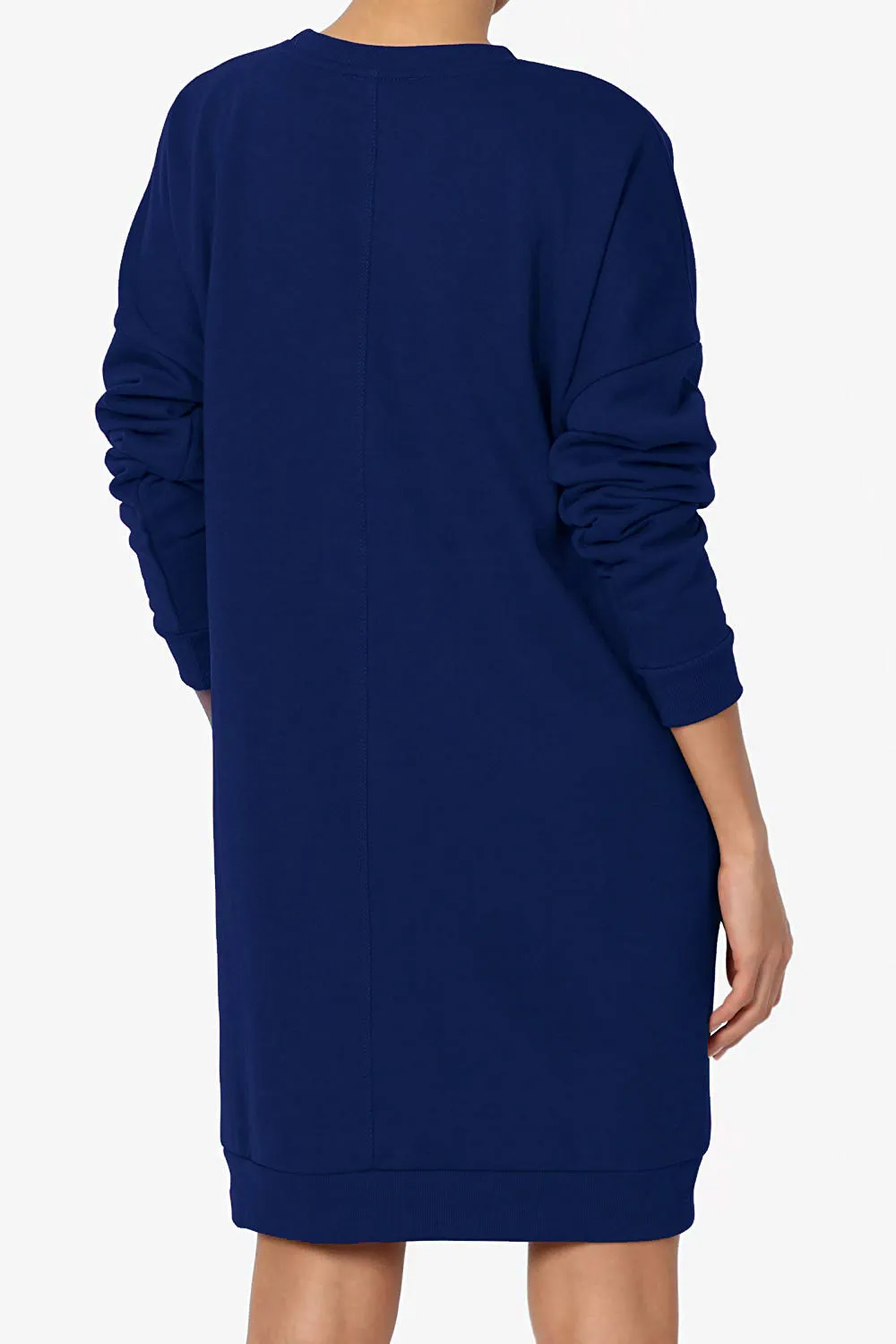 Haute Edition Women's Oversized Pullover Sweatshirt Dress