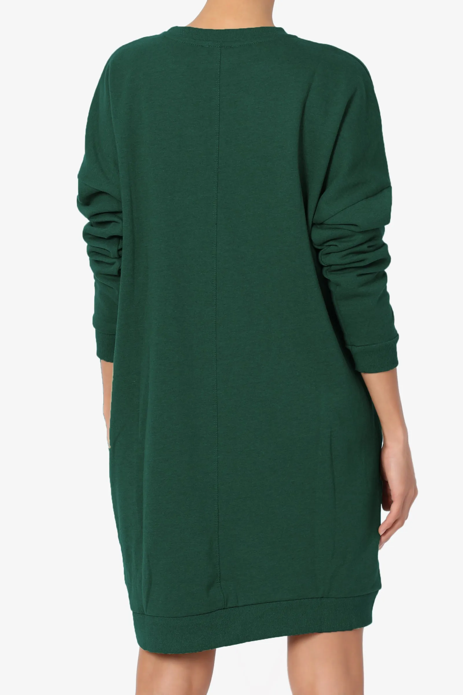 Haute Edition Women's Oversized Pullover Sweatshirt Dress