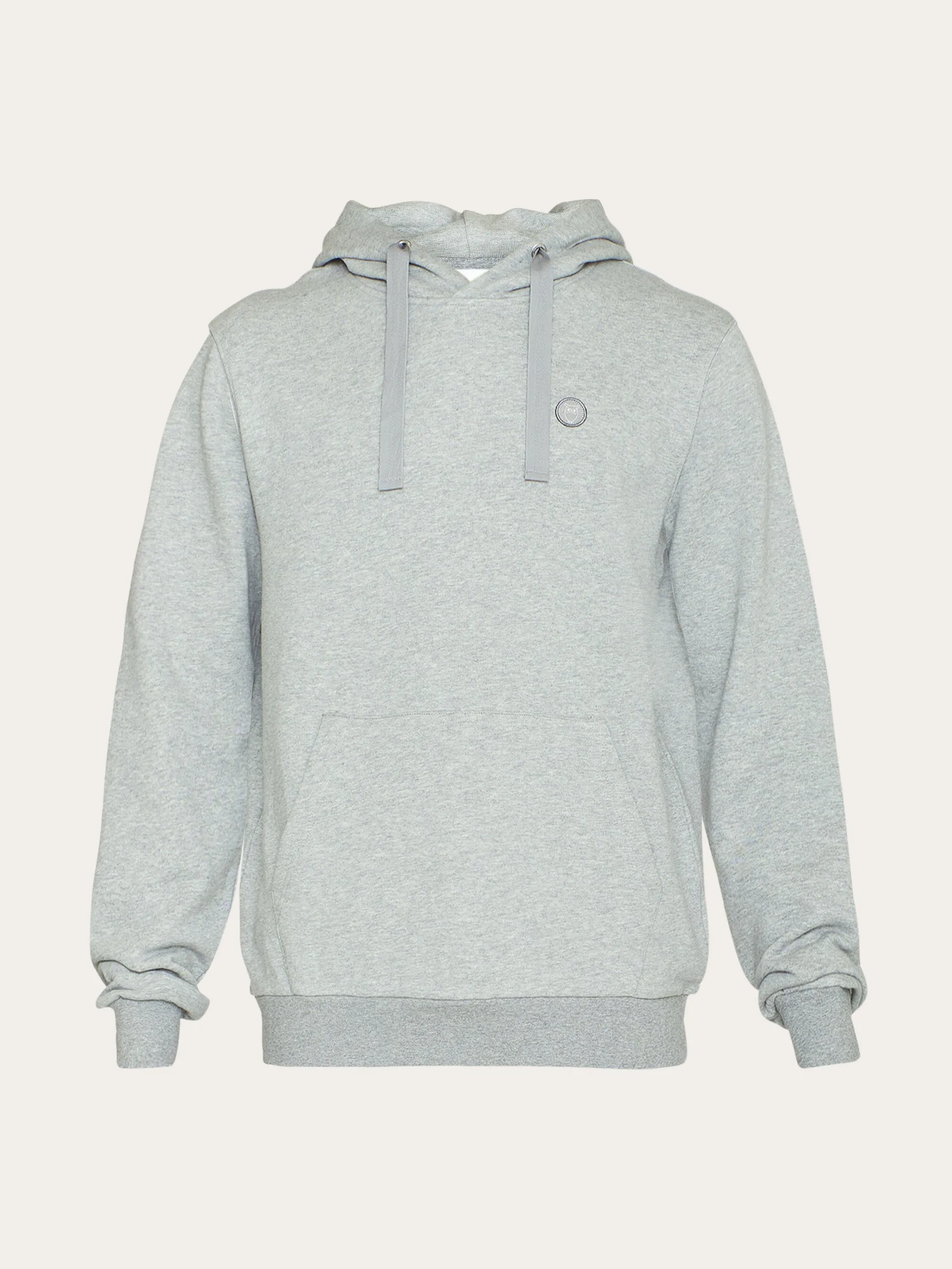 Hood basic badge sweat - Grey Melange