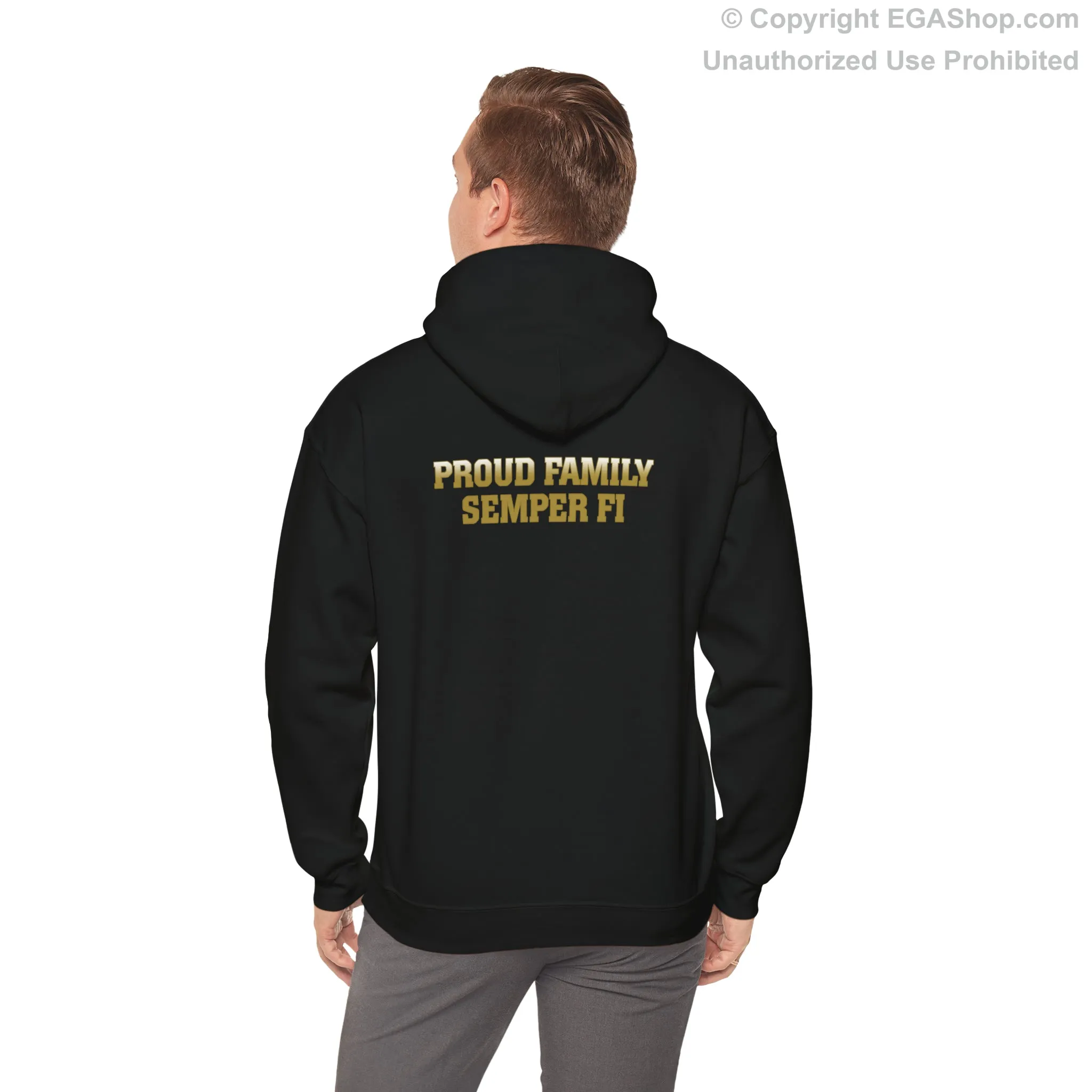 Hoodie: Fox Co. MCRD Parris Island (EGA   Back Proud Family)