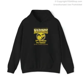 Hoodie: Fox Co. MCRD Parris Island (EGA   Back Proud Family)