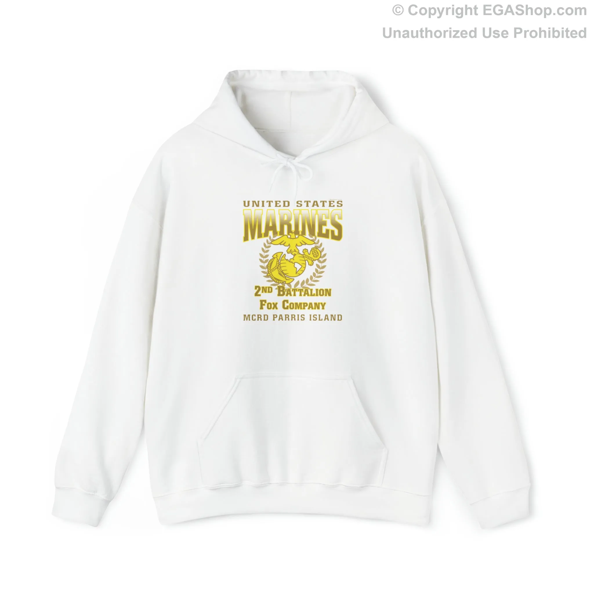 Hoodie: Fox Co. MCRD Parris Island (EGA   Back Proud Family)