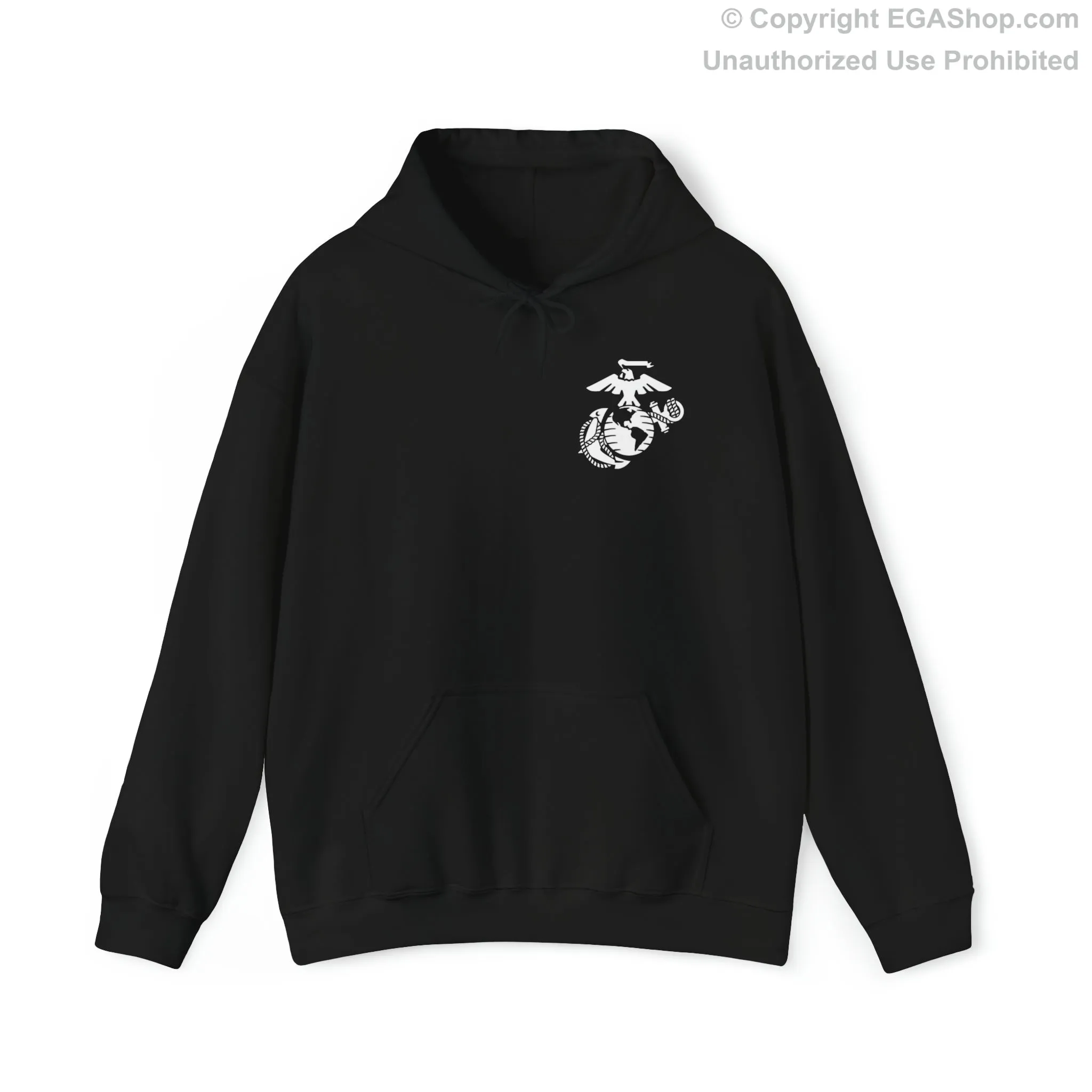 Hoodie: India Co. MCRD San Diego (3rd Battalion Crest on BACK)