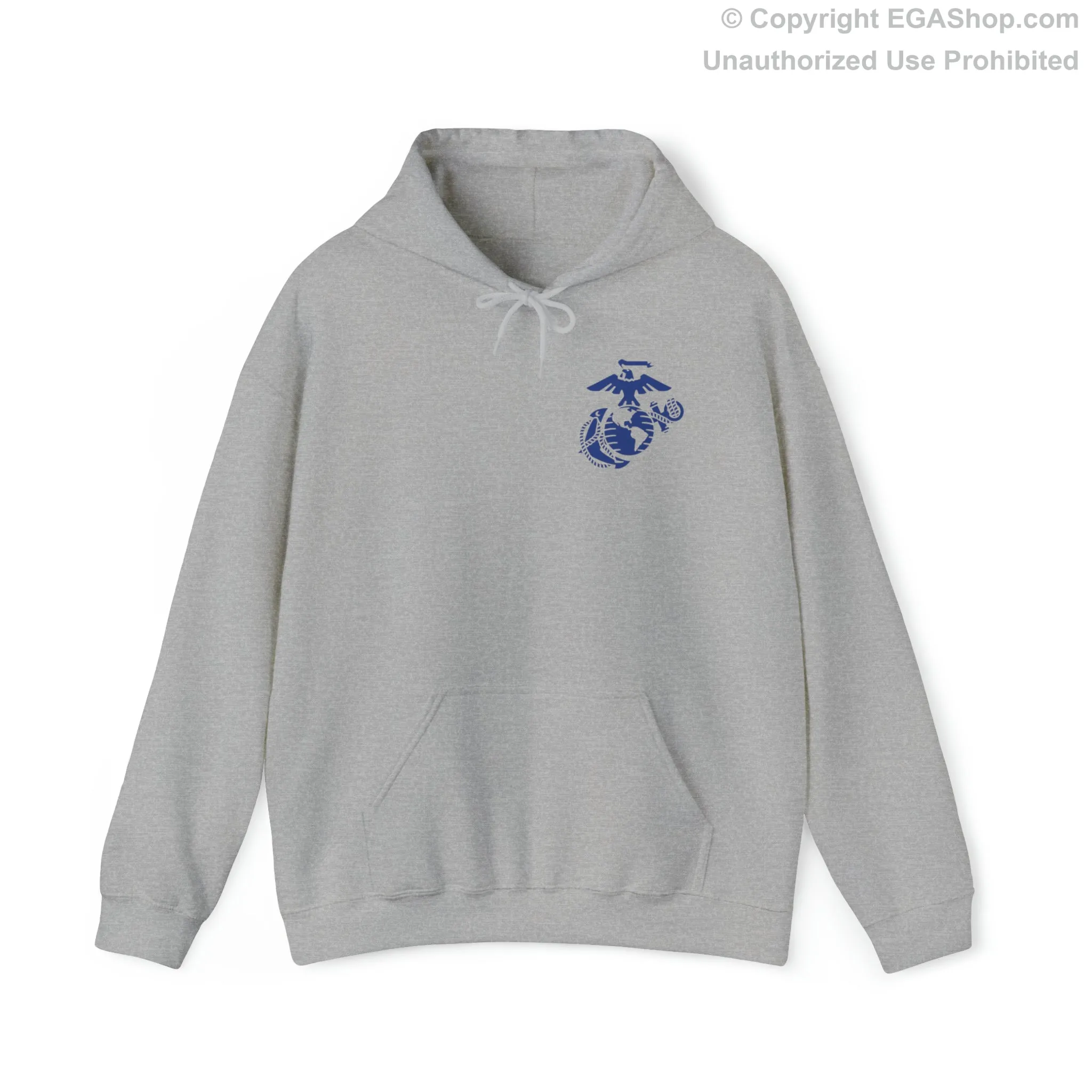 Hoodie: Kilo Co. MCRD San Diego (3rd Battalion Crest on BACK)