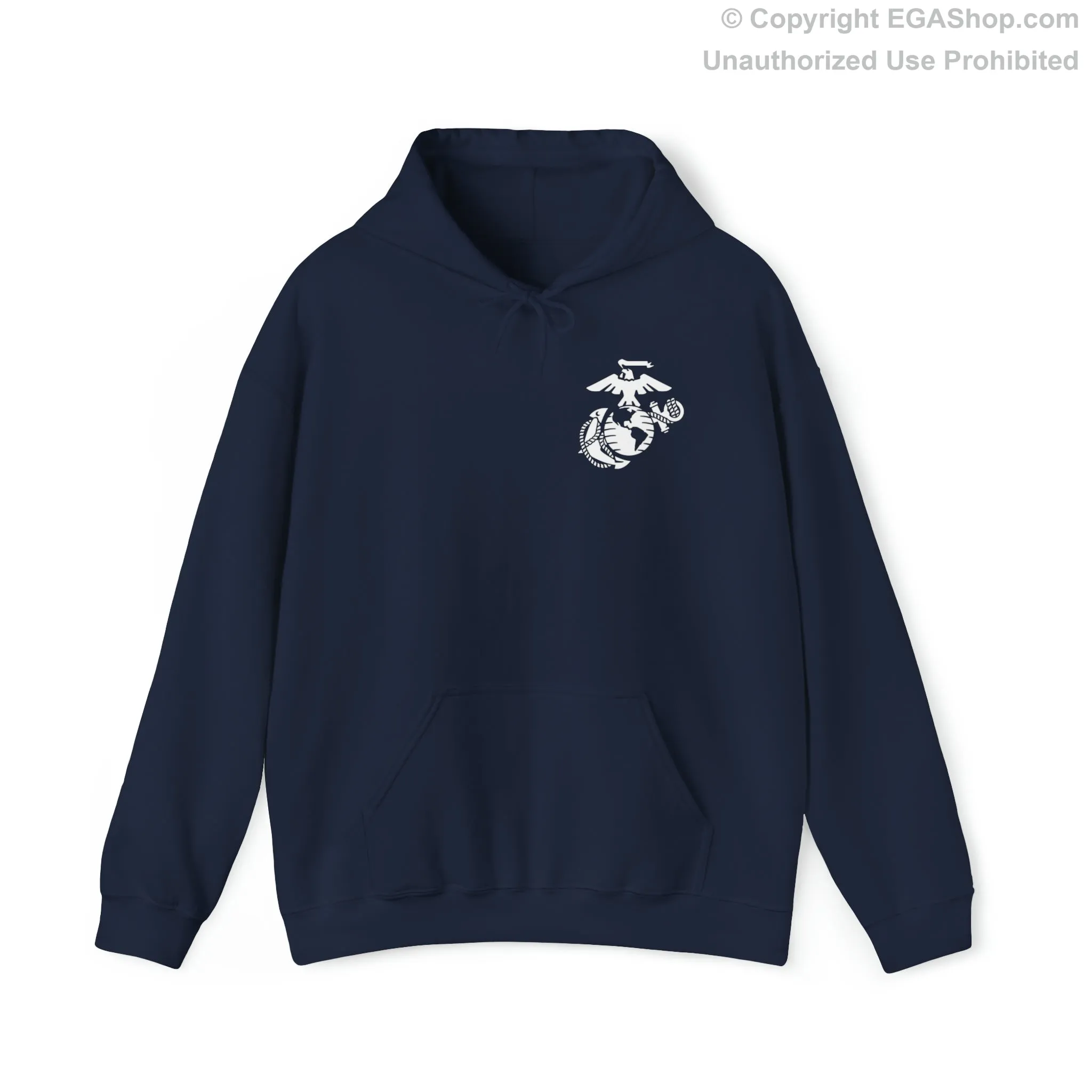 Hoodie: Lima Co. MCRD San Diego (3rd Battalion Crest on BACK)