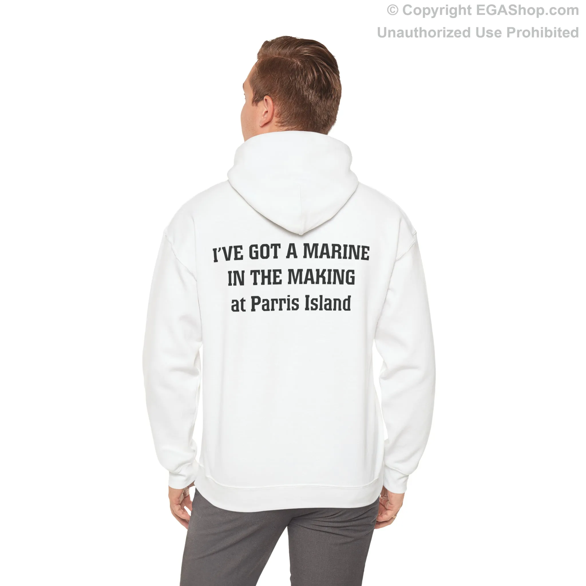 Hoodie: Marine in the Making, Parris Island (Battalion Color Choices)