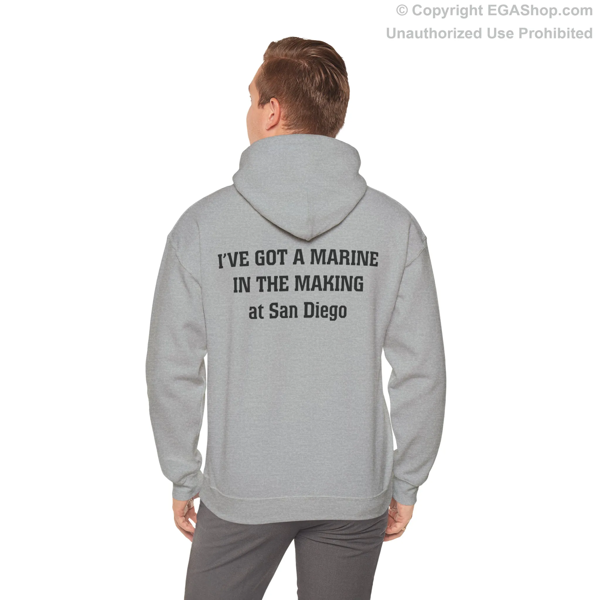 Hoodie: Marine in the Making, San Diego (Battalion Color Choices)