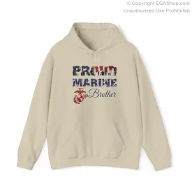 Hoodie Proud Marine Brother (Your Choice of Colors)