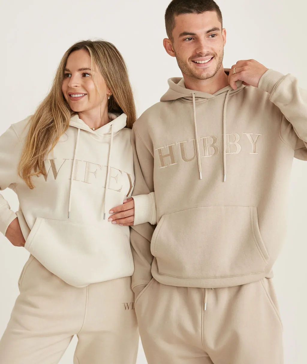 Hubby Hoodie - Stone