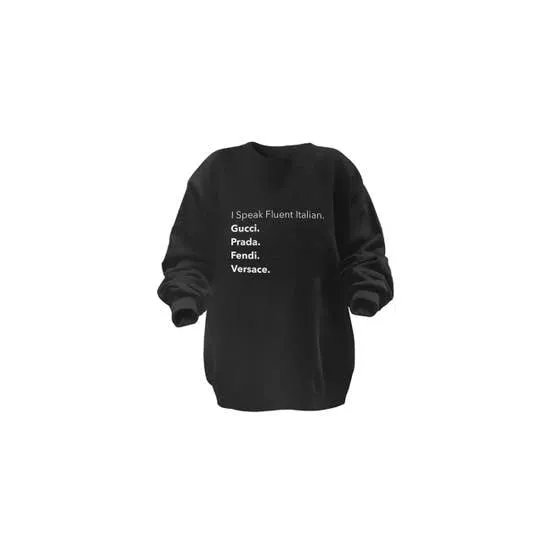 I SPEAK FLUENT ITALIAN PULLOVER