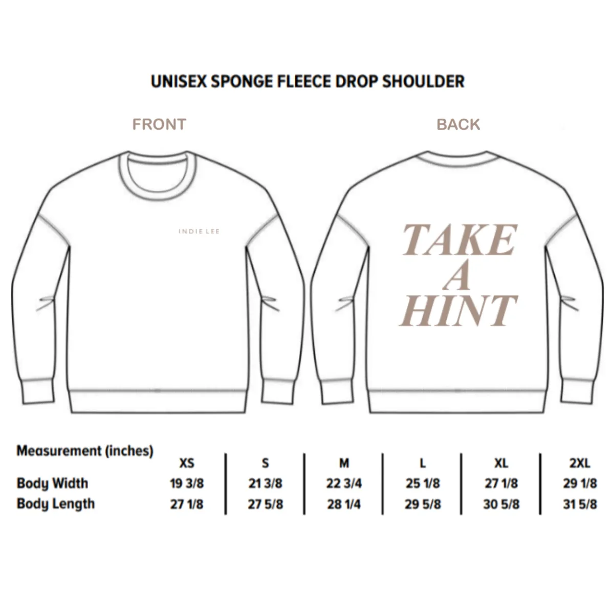 Indie Lee "Take A Hint" Sweatshirt