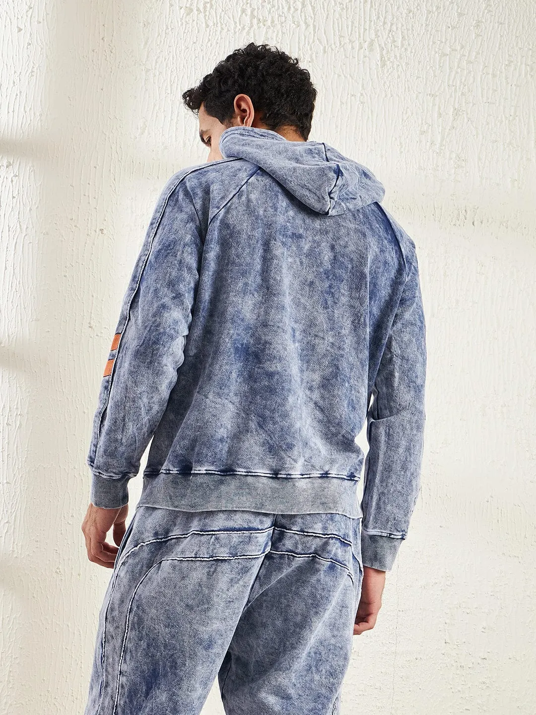 Indigo Oversized hooded Sweatshirt