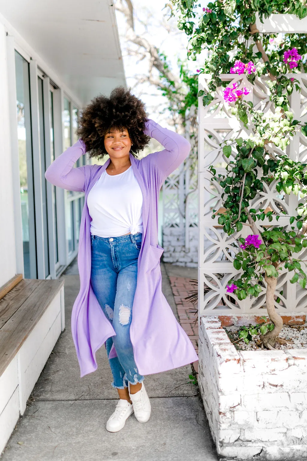 Jane Cardigan in Lilac