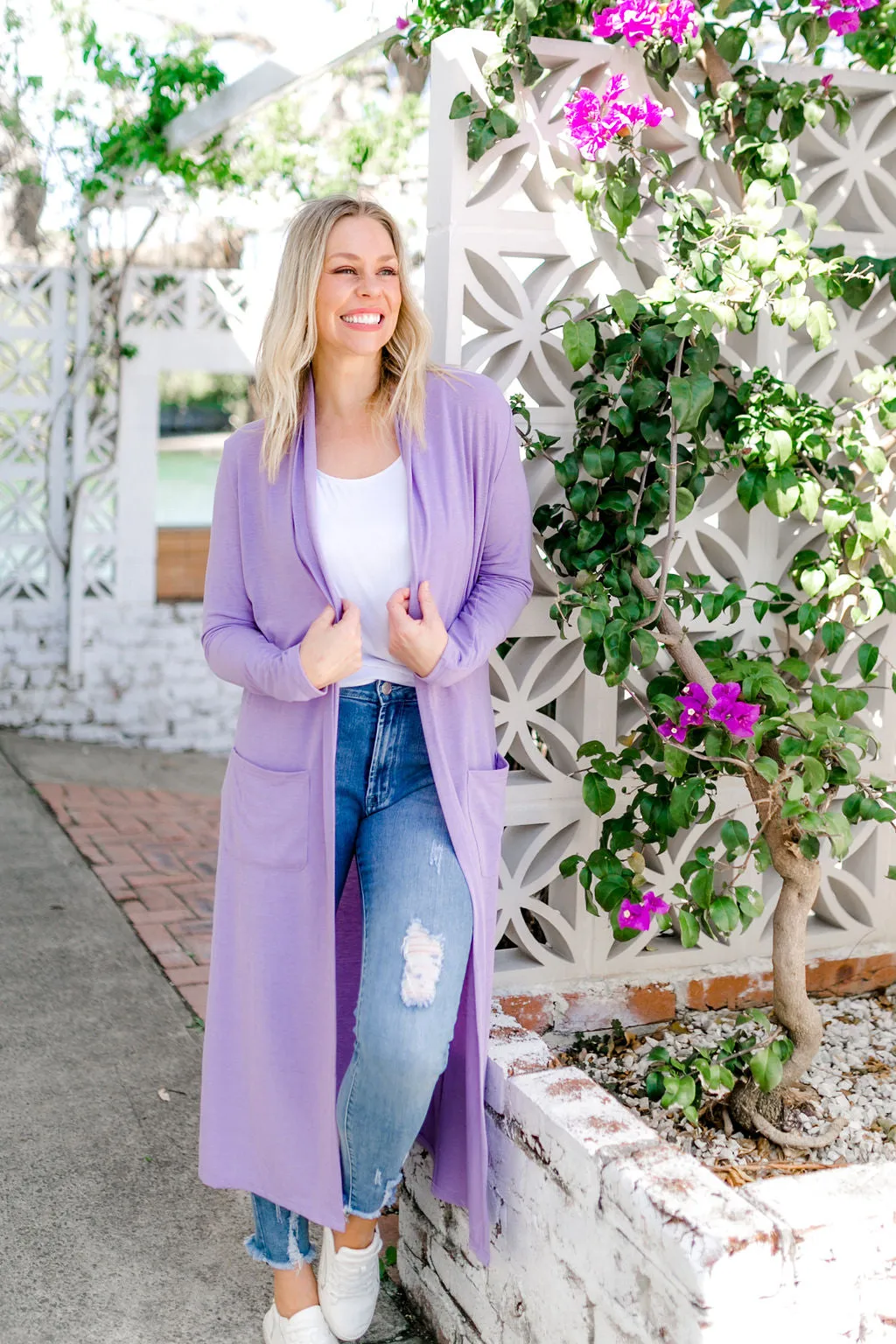 Jane Cardigan in Lilac