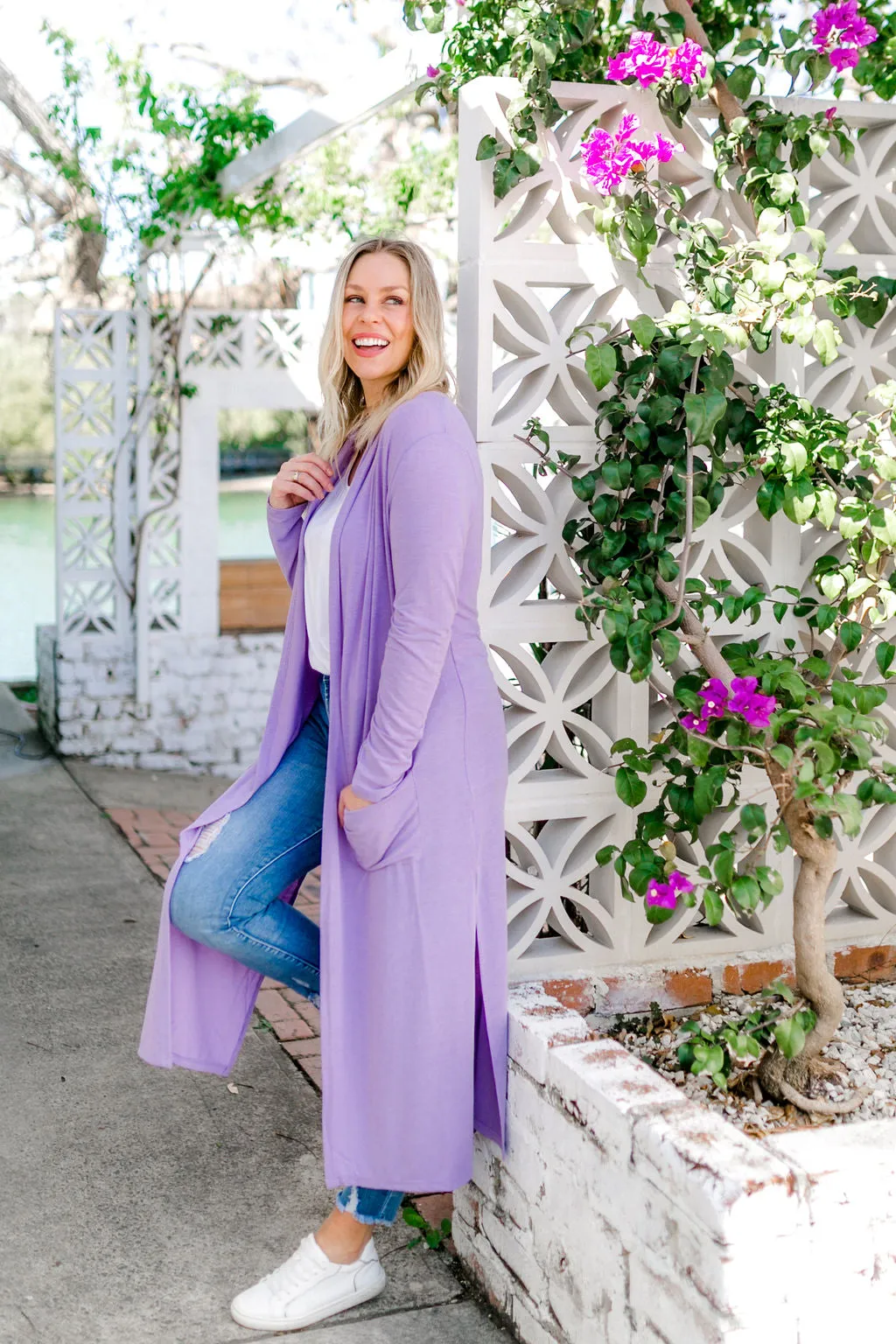 Jane Cardigan in Lilac