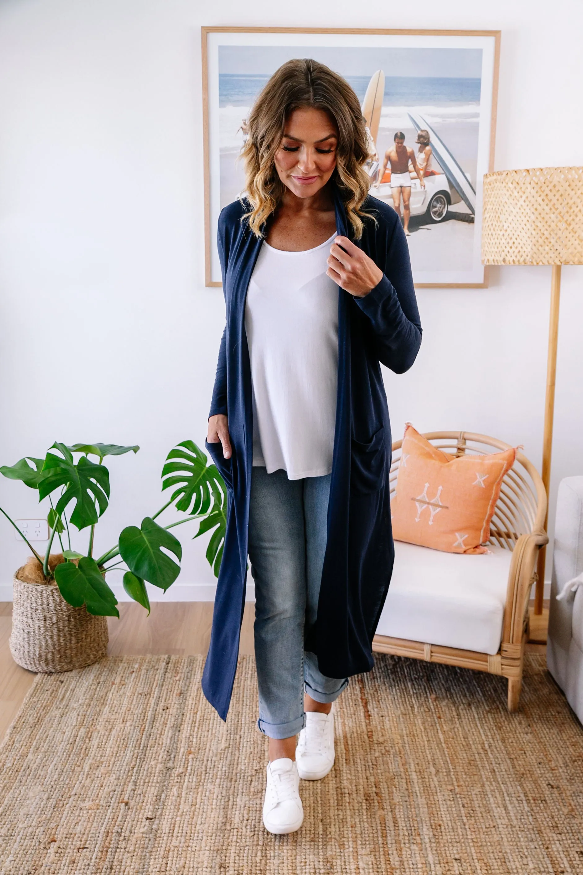 Jane Cardigan in Navy