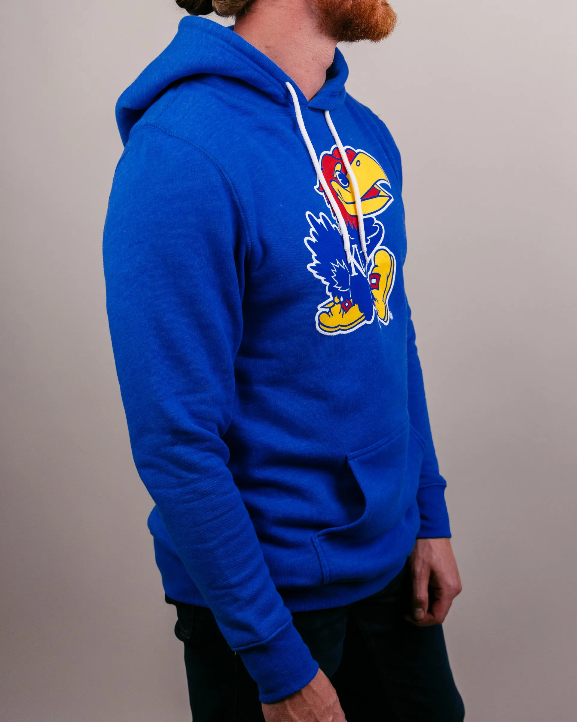 Kansas Jayhawks Logo Royal Blue Hoodie