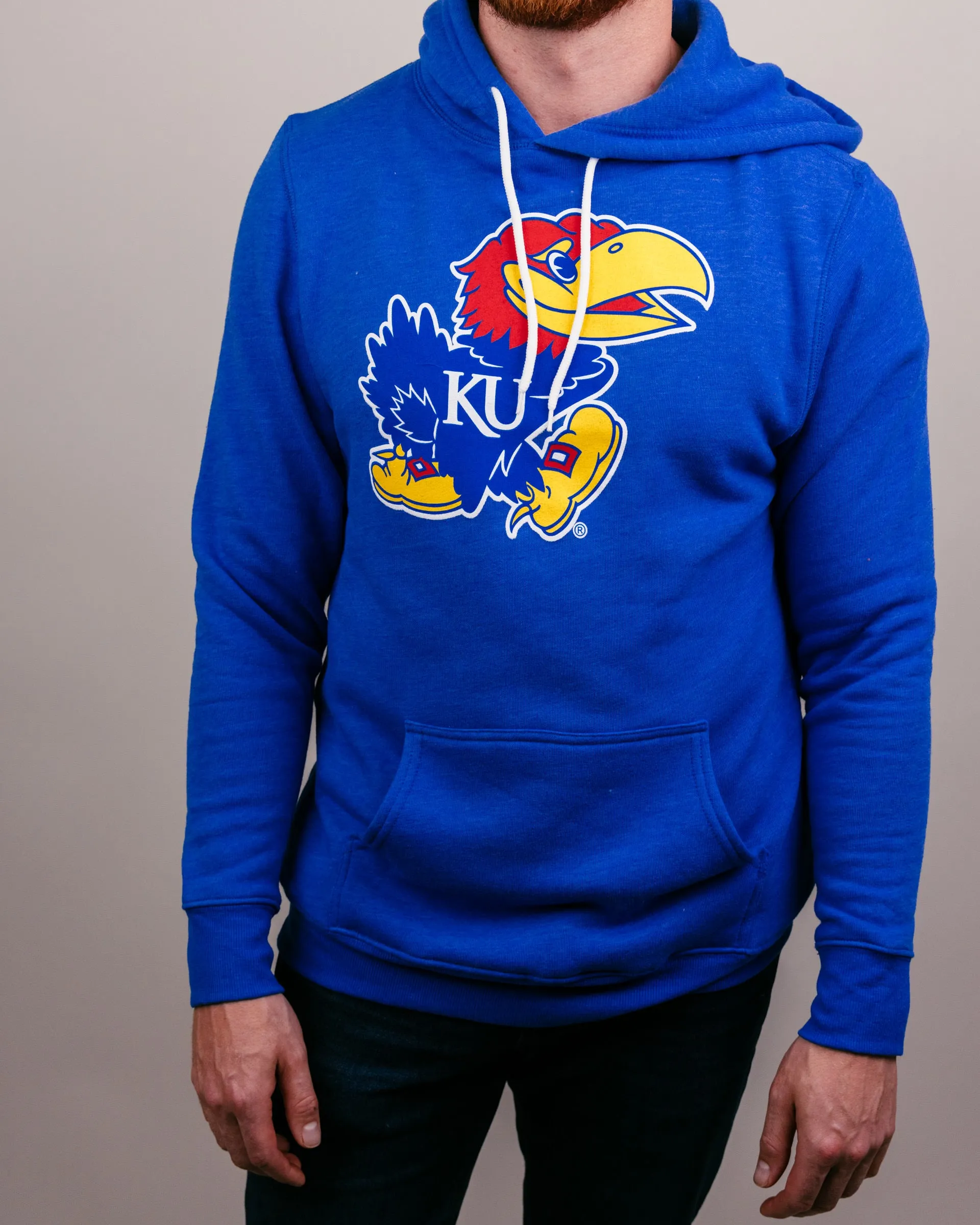 Kansas Jayhawks Logo Royal Blue Hoodie