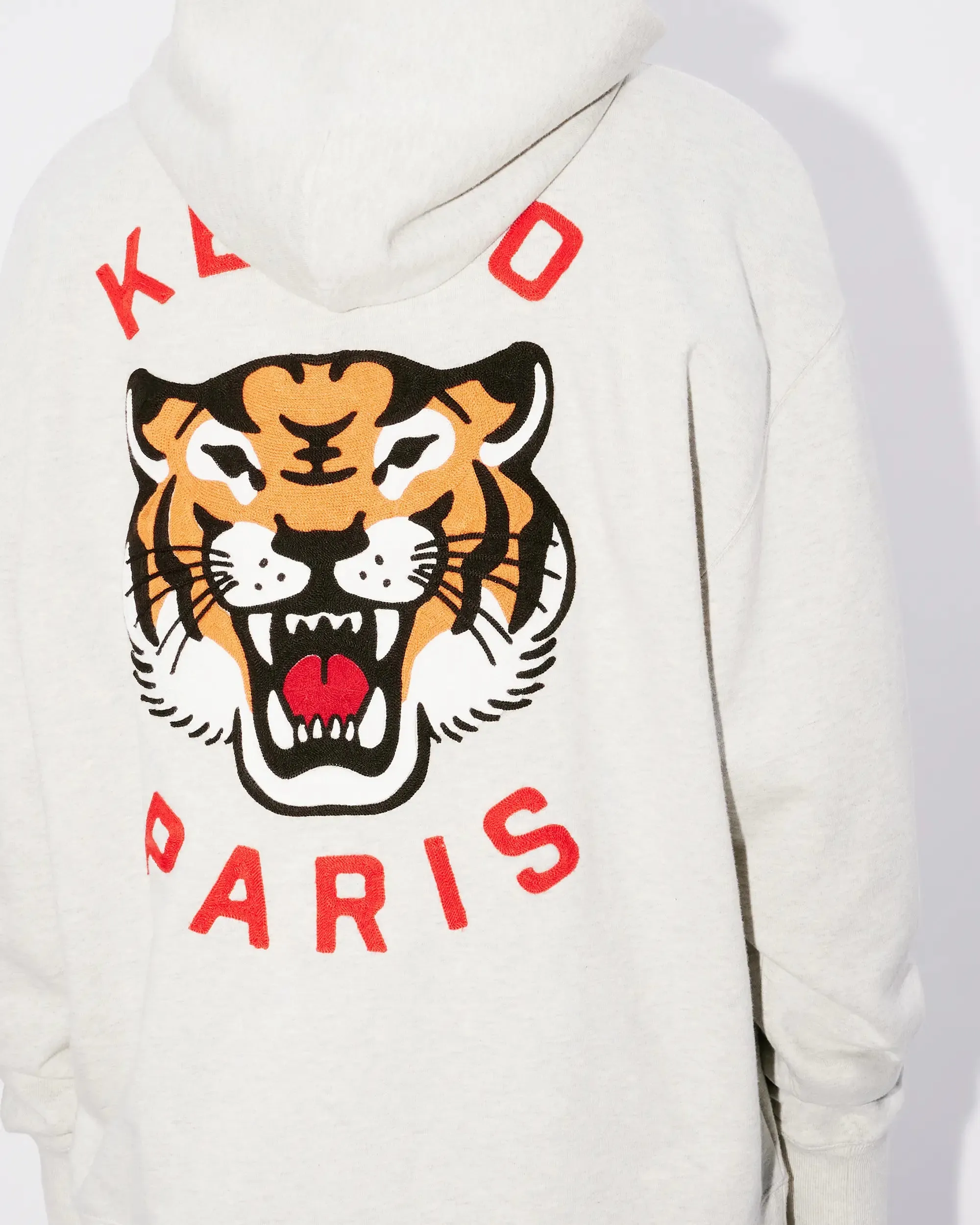 Kenzo Lucky Tiger Hoodie - Grey