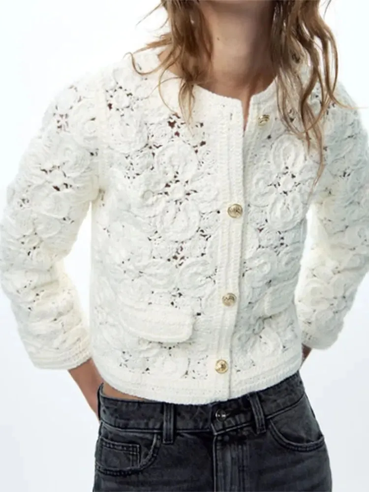 Kilma - Cardigan with gold buttons