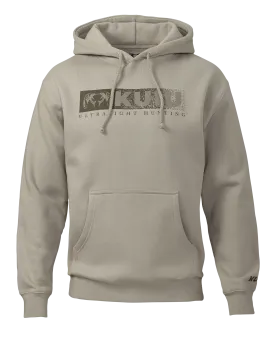 KUIU Distressed Logo Hoodie | Cement