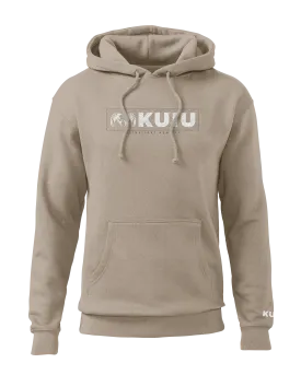 KUIU Topo Block Logo Hoodie | Cement